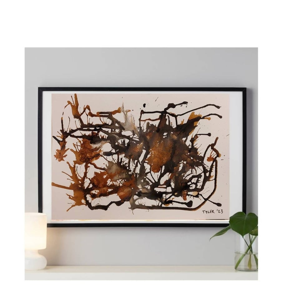 Java - original piece - mixed media on a3 paper