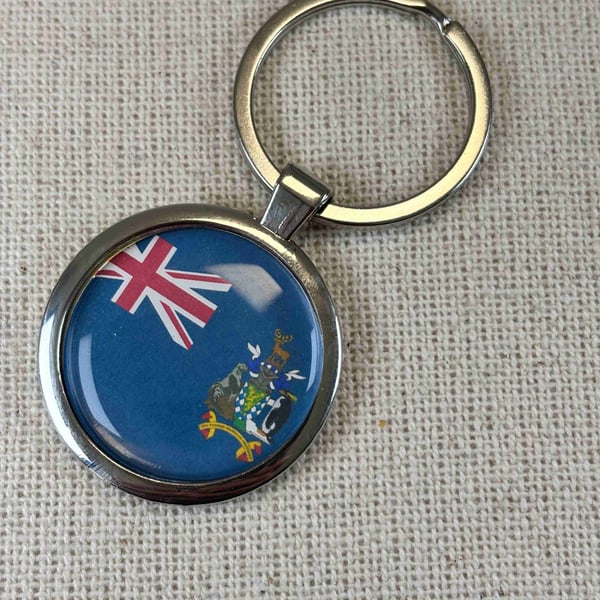 South Georgia and the South Sandwich Islands Flag Keyring