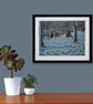 'Snowdrop Gardens' original hand-pulled screen print - Image 2