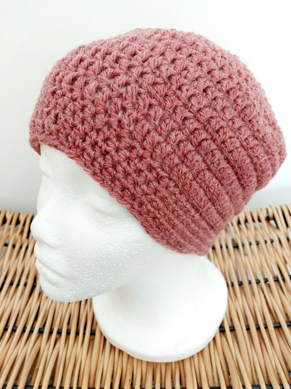 Blush Pink Beanie Hat - Summer Seconds