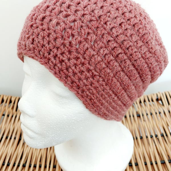 Blush Pink Beanie Hat - Summer Seconds