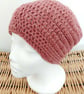 Blush Pink Beanie Hat - Summer Seconds