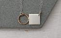 circle and square jewellery