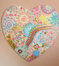 Heart Shaped Canvas - Original Art