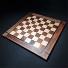 Handcrafted Walnut, Maple & Resin Chessboard - Unique Artisan Design for Strateg