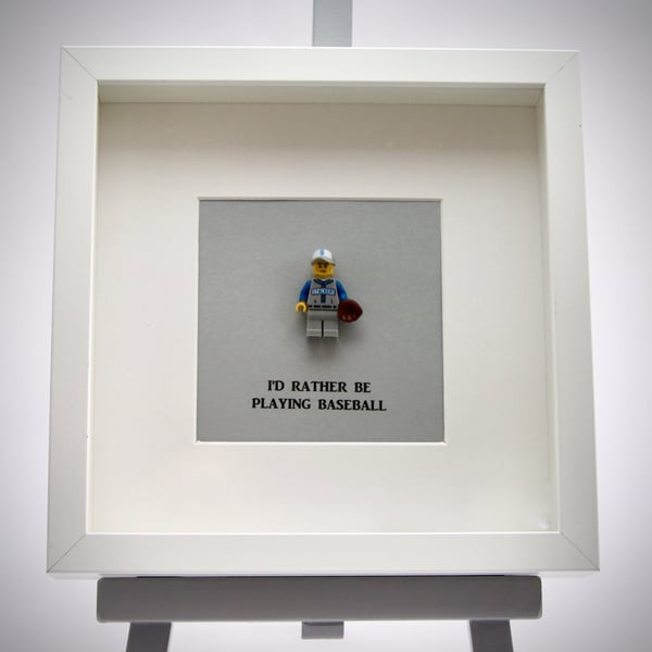 Baseball player mini Figure frame