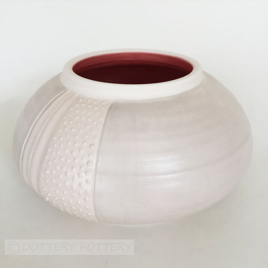 Handthrown ceramic pot plant pot cactus pot pottery vase pastel shades