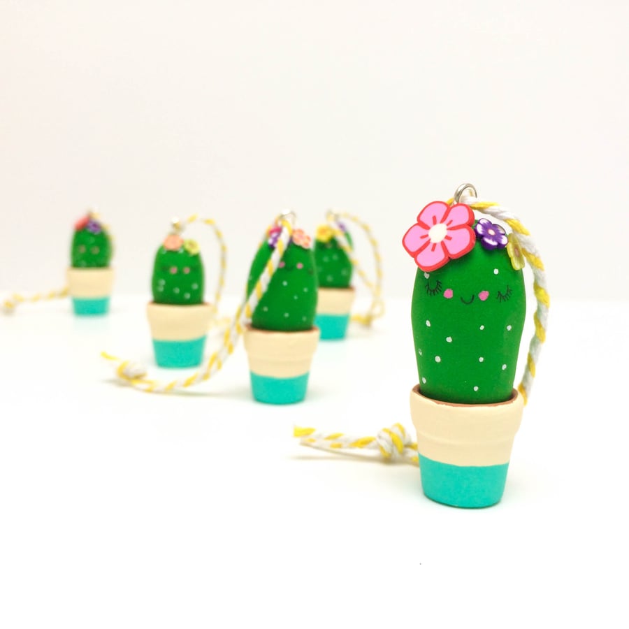 Happy Cactus Decorations