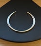 "Juliet" - Hand Forged Sterling Silver Cuff Bangle - 31g - Made to any size  - Image 5