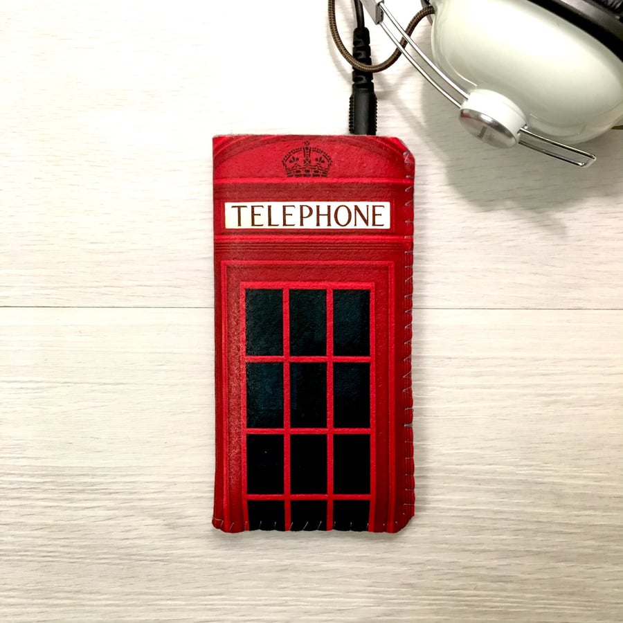 British Red Phone Box iPhone Case (fits Samsung, HTC, Nokia)