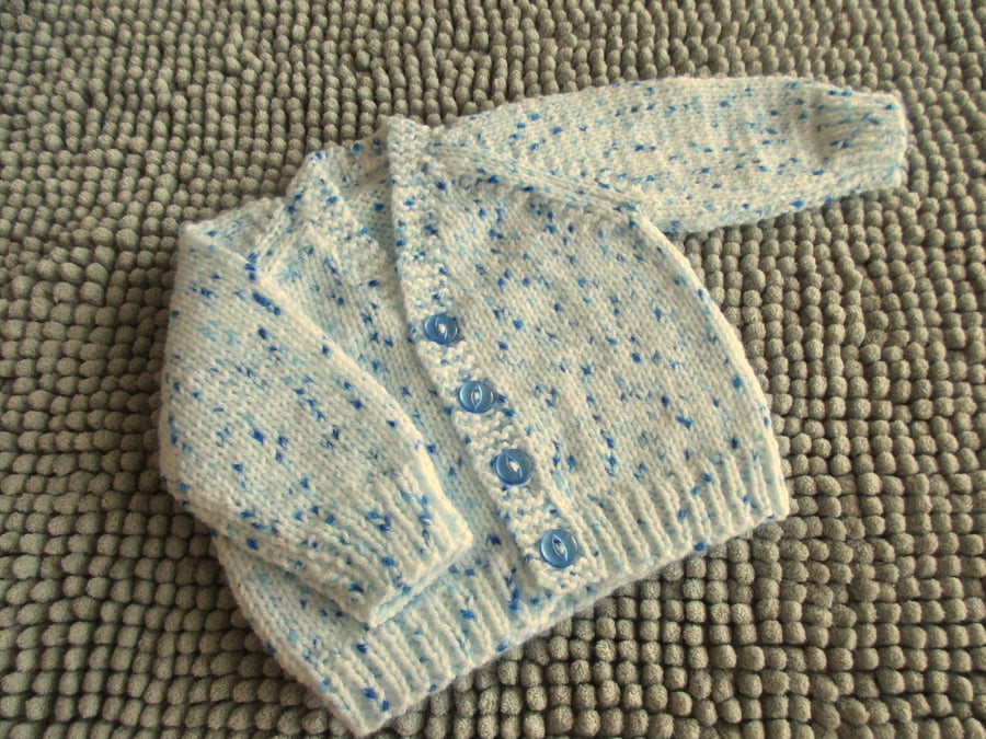 14" Baby Boys V Neck Cardigan