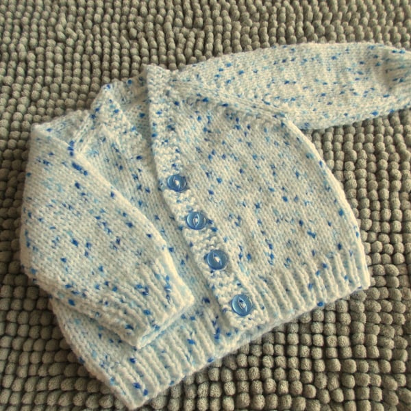 14" Baby Boys V Neck Cardigan