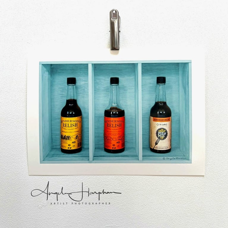 Colour Photograph A4 Hendersons Relish - Triple Hendos - Unmounted