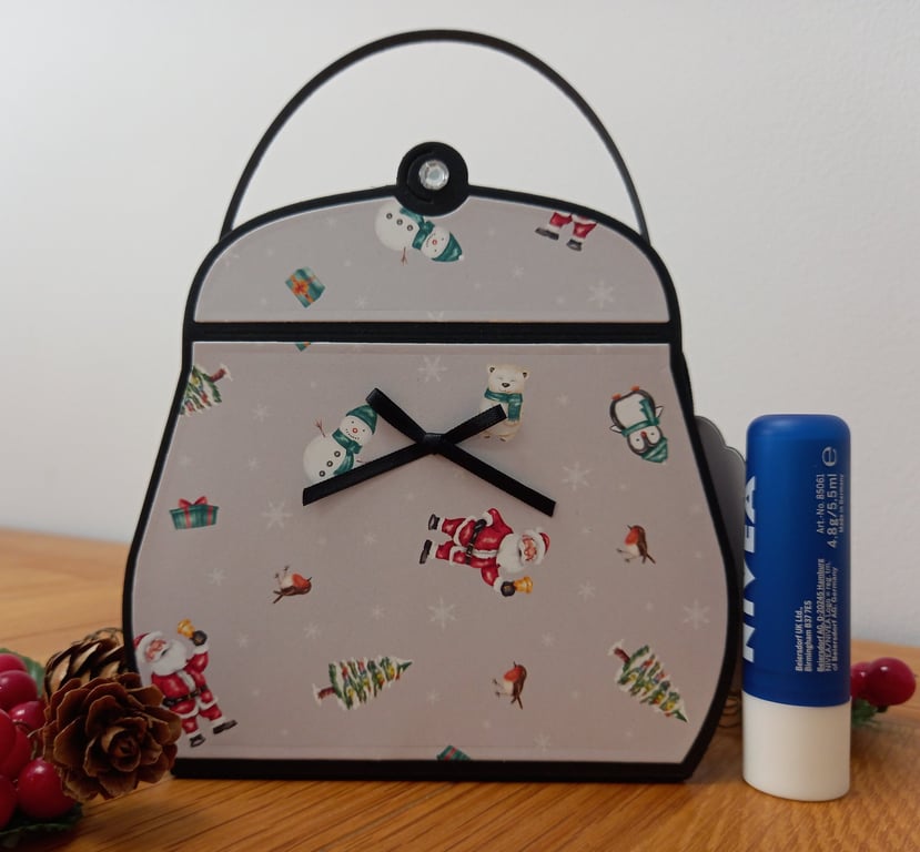 Christmas Character Handbag style Christmas gift bag, handmade