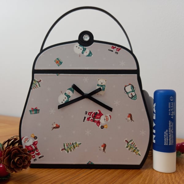 Christmas Character Handbag style Christmas gift bag, handmade