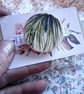 ceramic brooch fir tree no 1