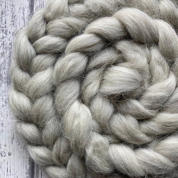 Light Grey Faroe Fibre 100g