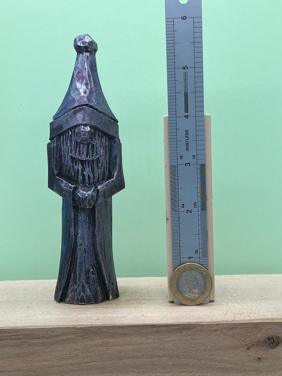 Hand Whittled Rustic Wizard 