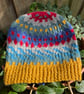 Hat hand knitted 100%Wool (code 2) - Image 1