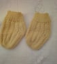 3 Piece Cabled Hat Set for Babies from Premature to 6 Months, Prem Baby Sizes - Image 6