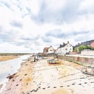 Wells-Next-The-Sea Greeting Card A5 Boats and Houses 