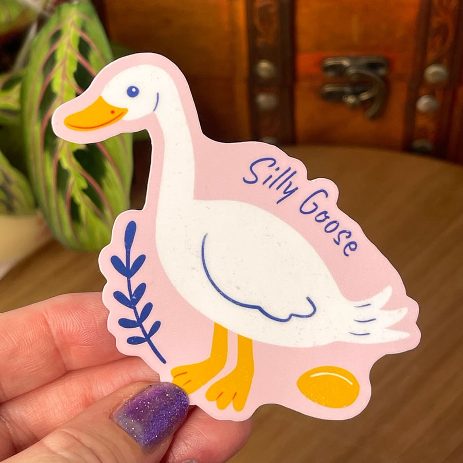 Silly Goose Vinyl Sticker