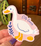 Silly Goose Vinyl Sticker - Image 1