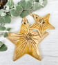 Duo ceramic star decoration - Image 1