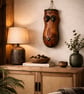 Earth Spirit Mask – Handcrafted African Wall Décor