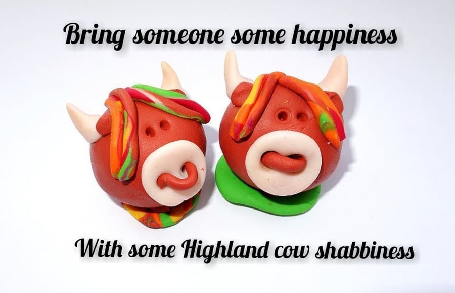 Highland Cow ornament - The perfect funny Scot... - Folksy