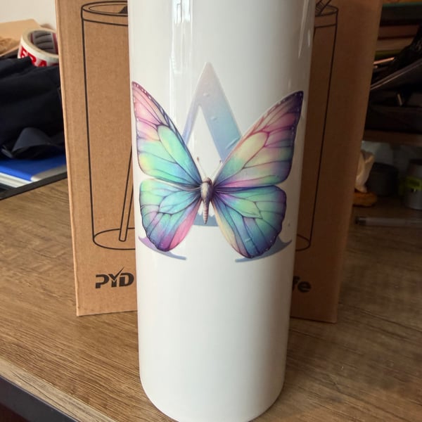 Butterfly with letter Design