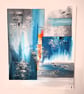 Original Abstract Acrylic Painting - Abstract Art – Turquoise Painting - Image 6