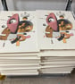 Happenings in Donkey World No.17 three-colour A3 screen-print - Image 5