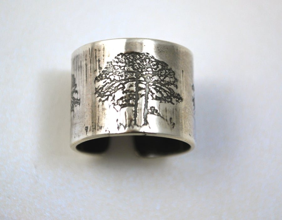 Sterling silver Tree Ring