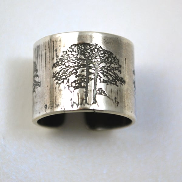 Sterling silver Tree Ring