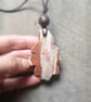 Oak Leaf Ceramic Pendant Necklace - Image 7