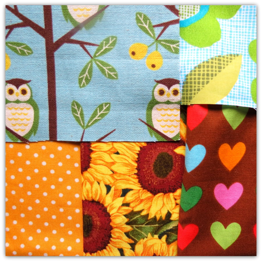 Fabric destash! 12 fabric pieces suitable for patchwork and other small projects