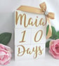 Milestone Wood Blocks, Personalised Wood Blocks, Nursery Decor, Baby Room Decor, - Image 6
