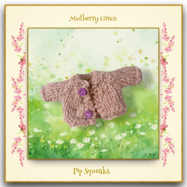 Pip Squeaks Pale Pink Cardigan 