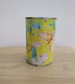 Yellow floral pen storage pot - Image 2
