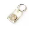1957 Lucky Sixpence Resin Keyring (2154)