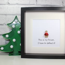 HOME ALONE - Framed Lego minifigure - Kevin - Awesome and Quirky