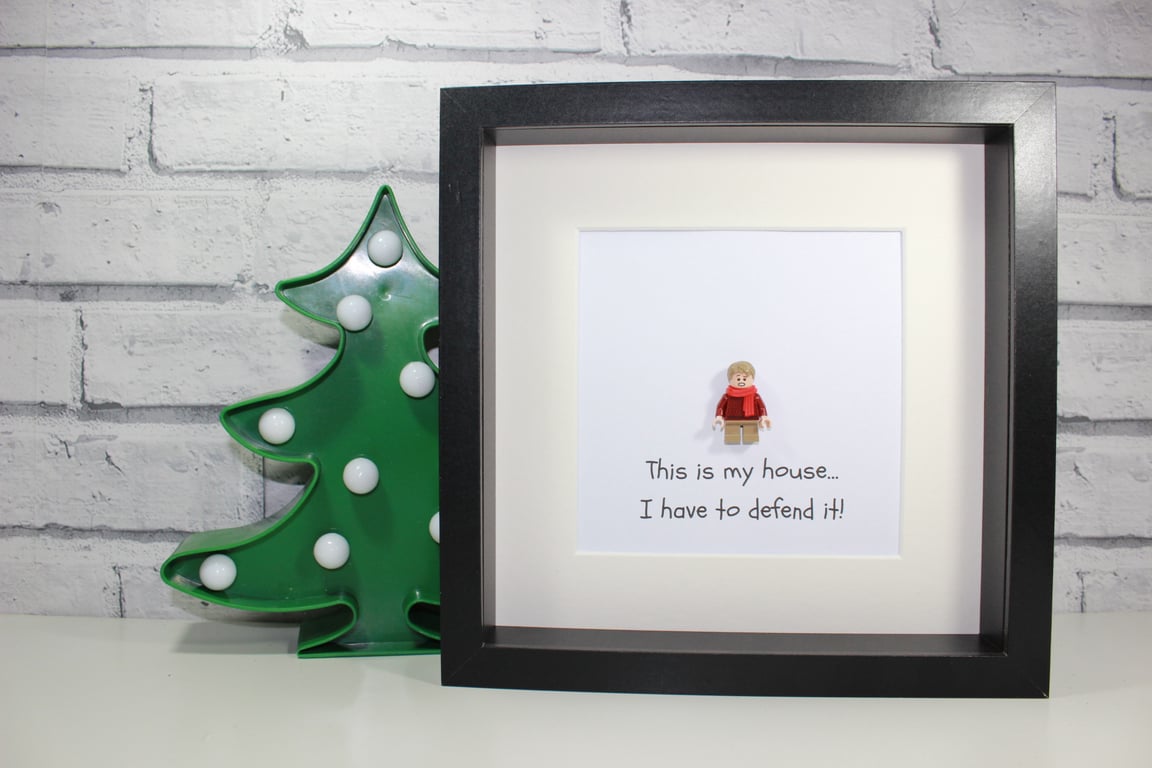 HOME ALONE - Framed Lego minifigure - Kevin - Awesome and Quirky