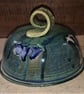 Charming stoneware cheese or...lidded dishes - Image 1