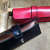 Leather glasses case