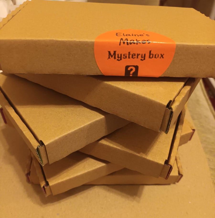 MYSTERY BOX containing Hand sewn wool blend felt items (cuteness overload)
