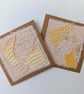 Abstract Textile Cards - Pack of Two - Image 1