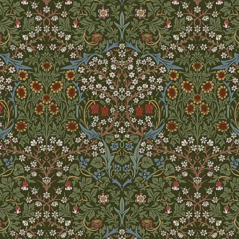 William Morris Design Blackthorne Tablecloths. 100 x 135cm   