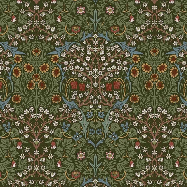 William Morris Design Blackthorne Tablecloths. 100 x 135cm   