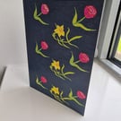 Rose and Daffodil Card